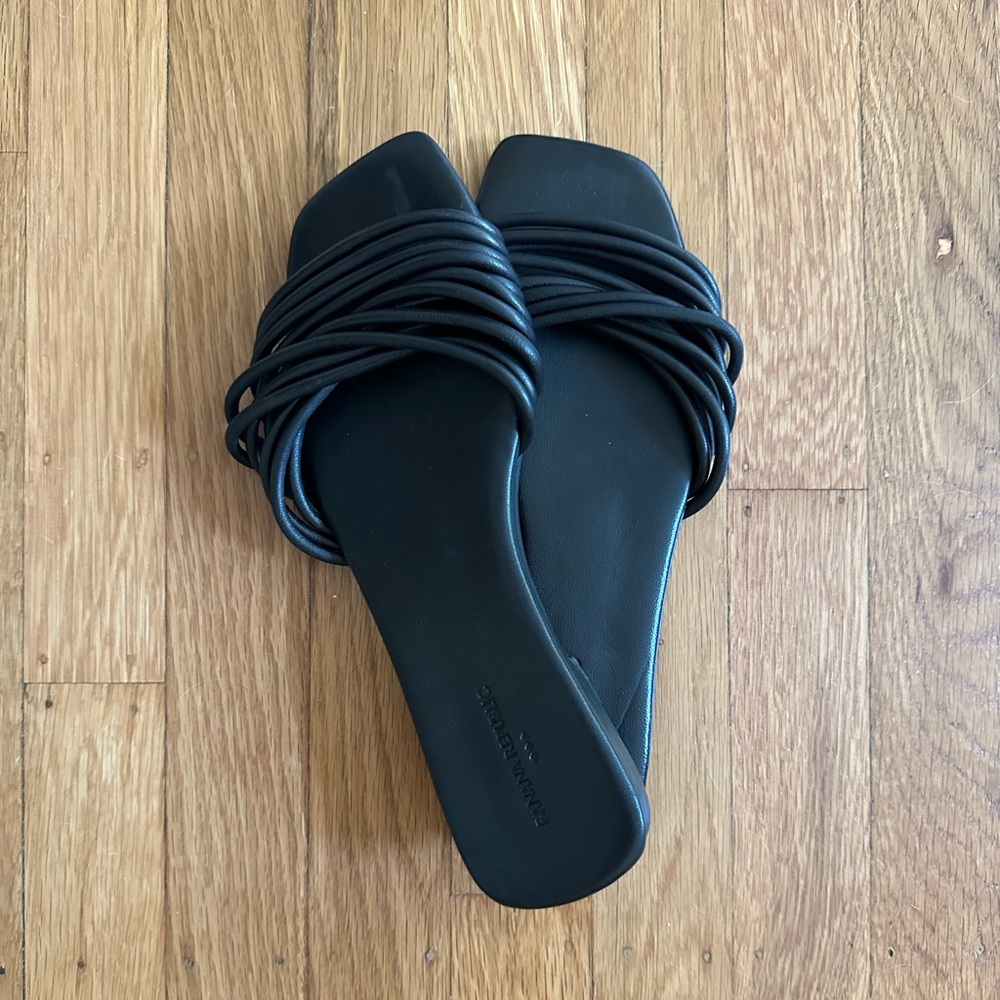 Banana Republic Strappy Black Sandals Size 8